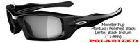 Oakley Monster Pup Polished Black/Black Iridium (12-886)